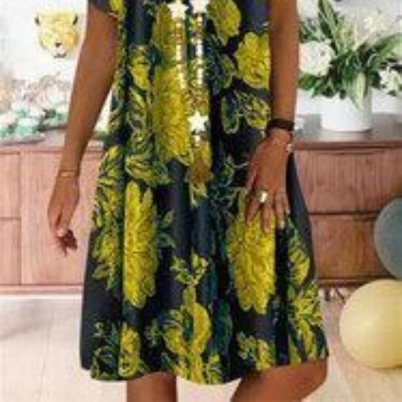 BOHEMIA PRINT DRESS - Picture 2 of 2